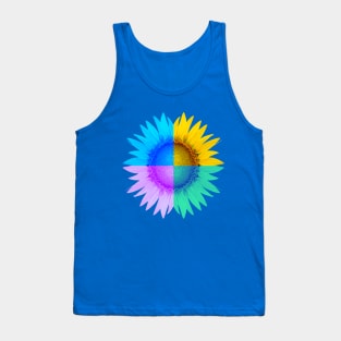 Rainbow Sunflower Tank Top